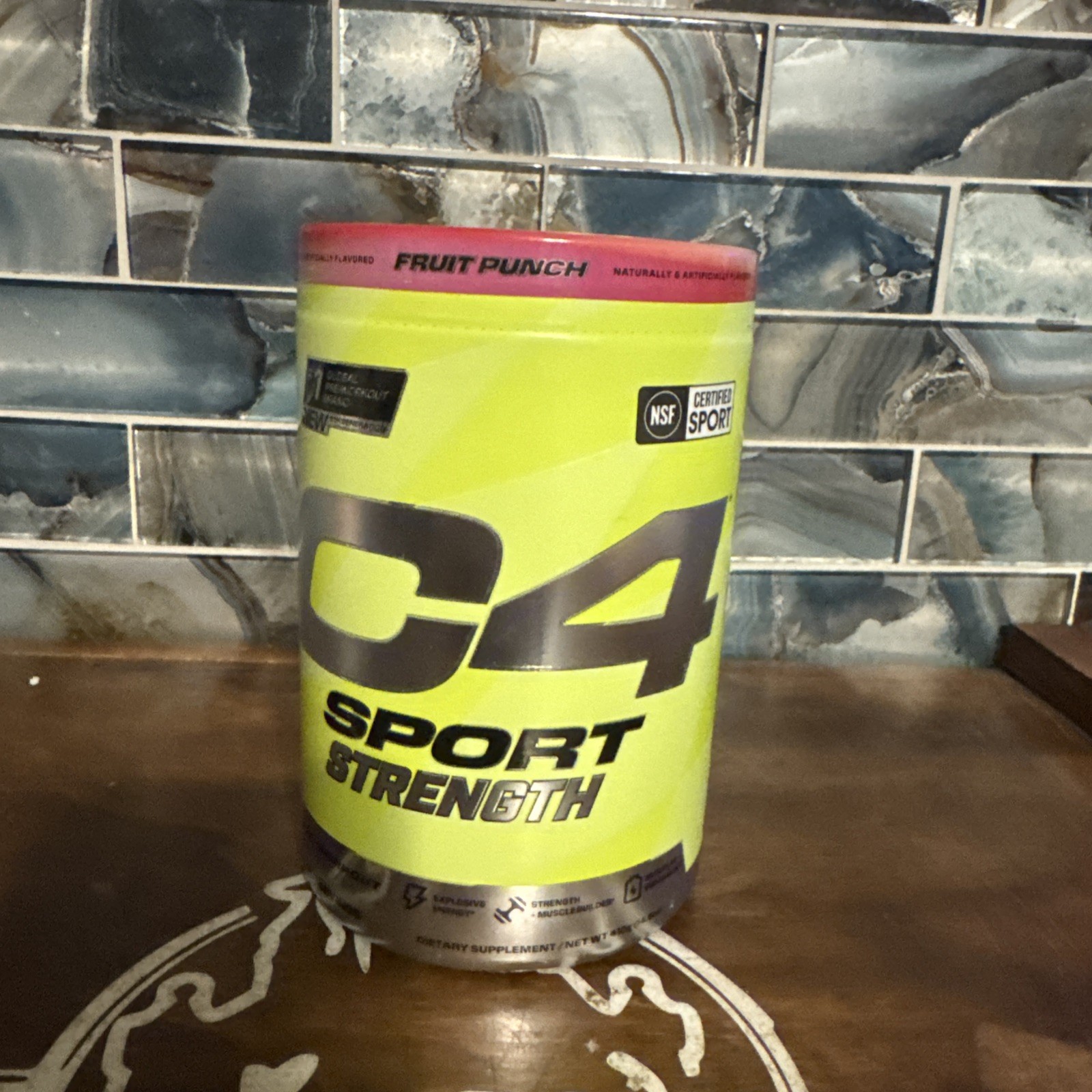 C4 Sport Strength, Pre-Workout, Fruit Punch 14.5oz 03/26 ENERGY Endurance SEALED