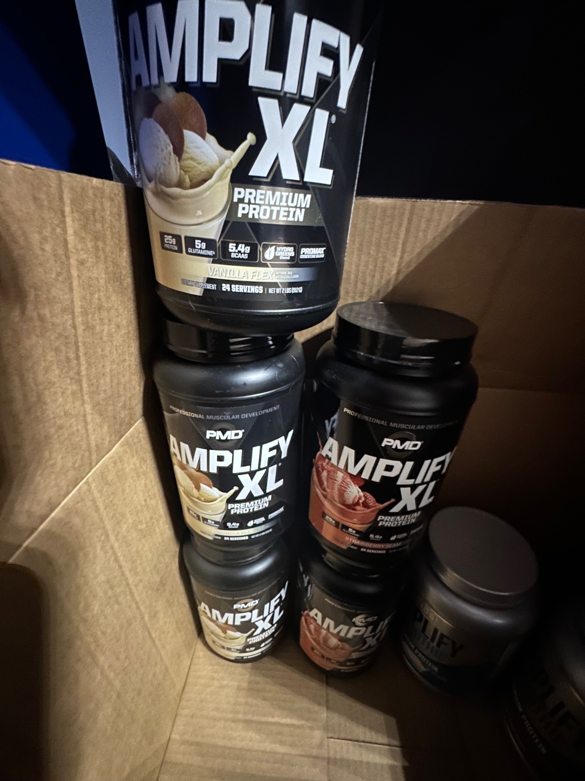 Nds PMD Amplify XL strawberry protein