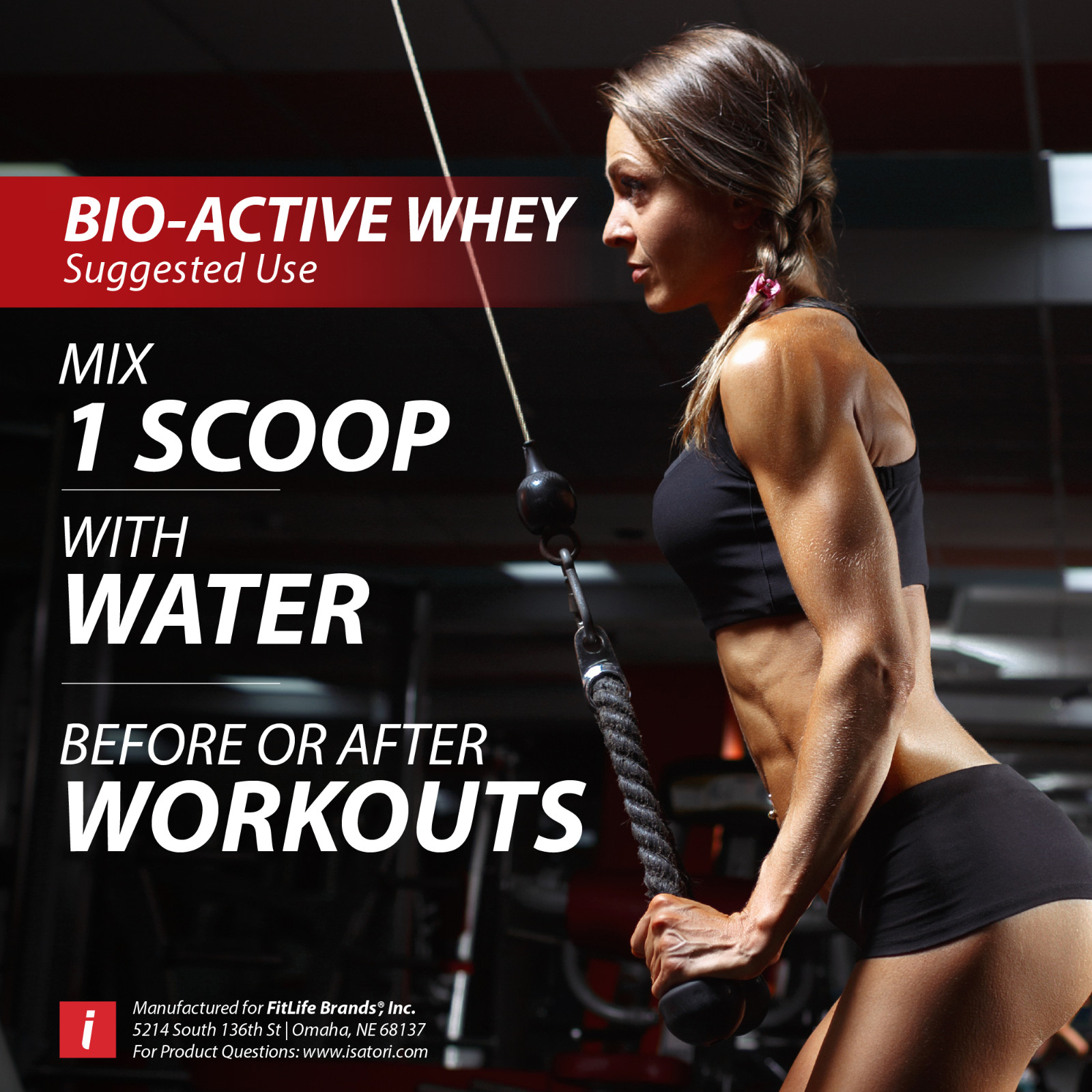 100% BIO-ACTIVE WHEY For Strength, Muscle & Recovery – Vanilla / 26 Servings
