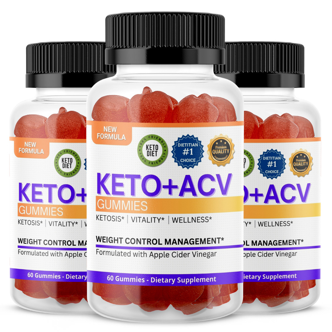 (3 Pack) Keto+ACV Gummies – Keto Apple Cider Vinegar Gummies