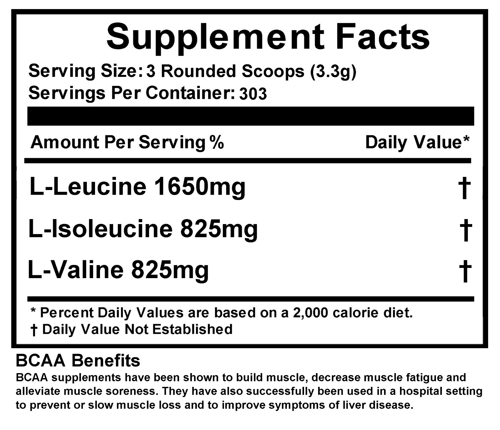 2.2 lb (1000g) AMINO ACIDS – Pure BCAA FREE FORM – 1000g PURE KOSHER POWDER