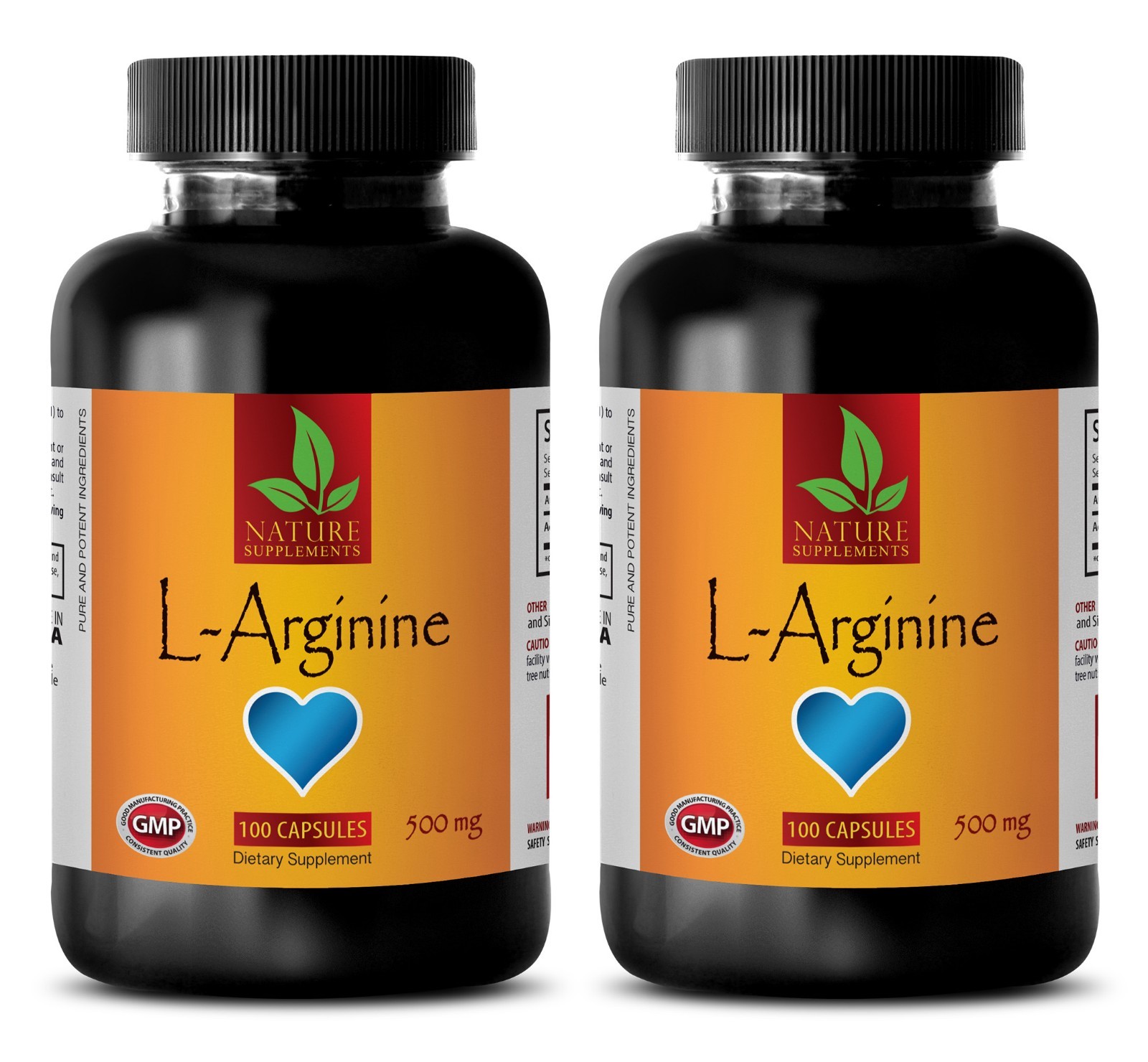 Muscle Food – L-ARGININE 500mg – Bodybuilding – 2 Bottles 200 Capsules