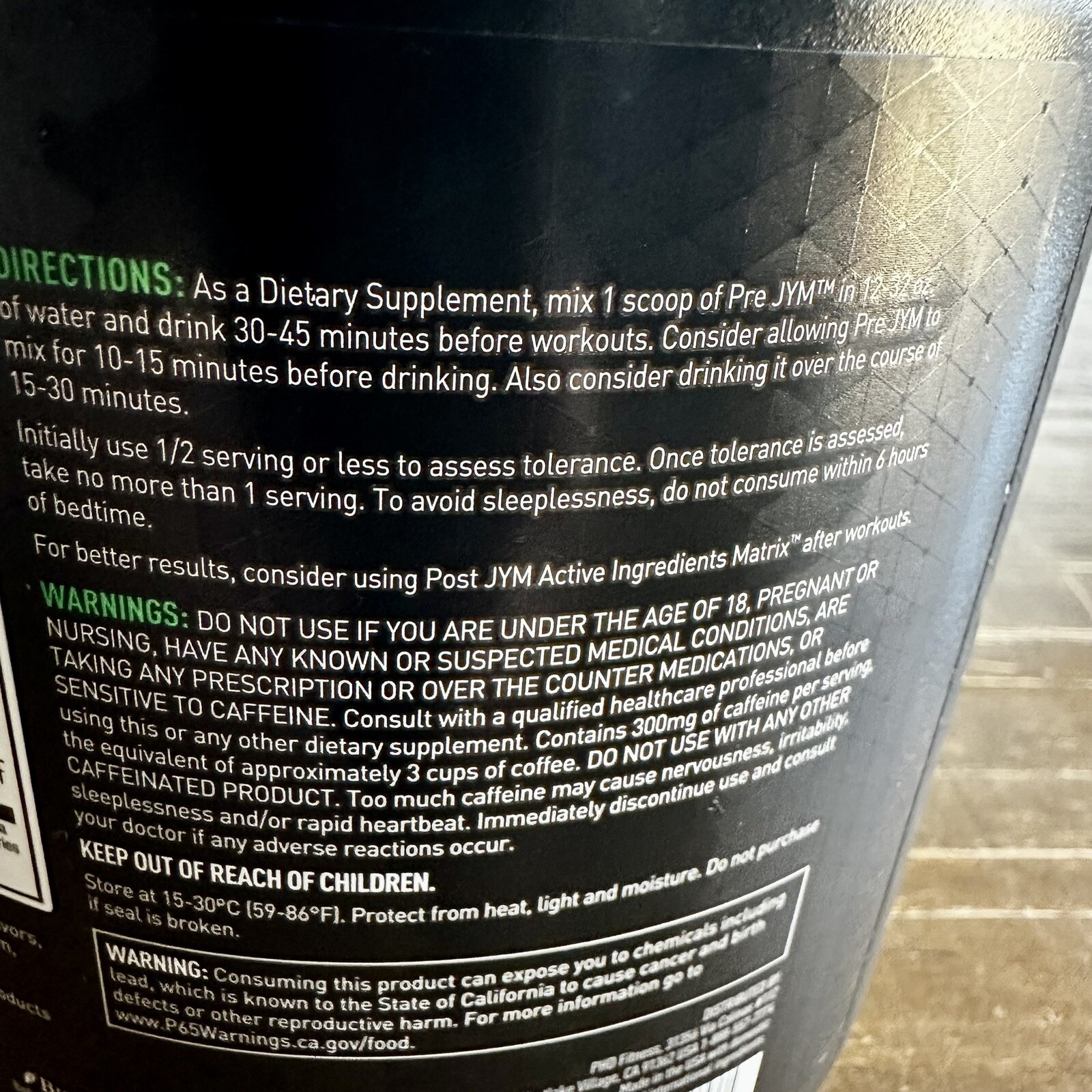 Pre JYM Supplement Science Dietar Muscle Growth Energy Cherry Limeade New Sealed