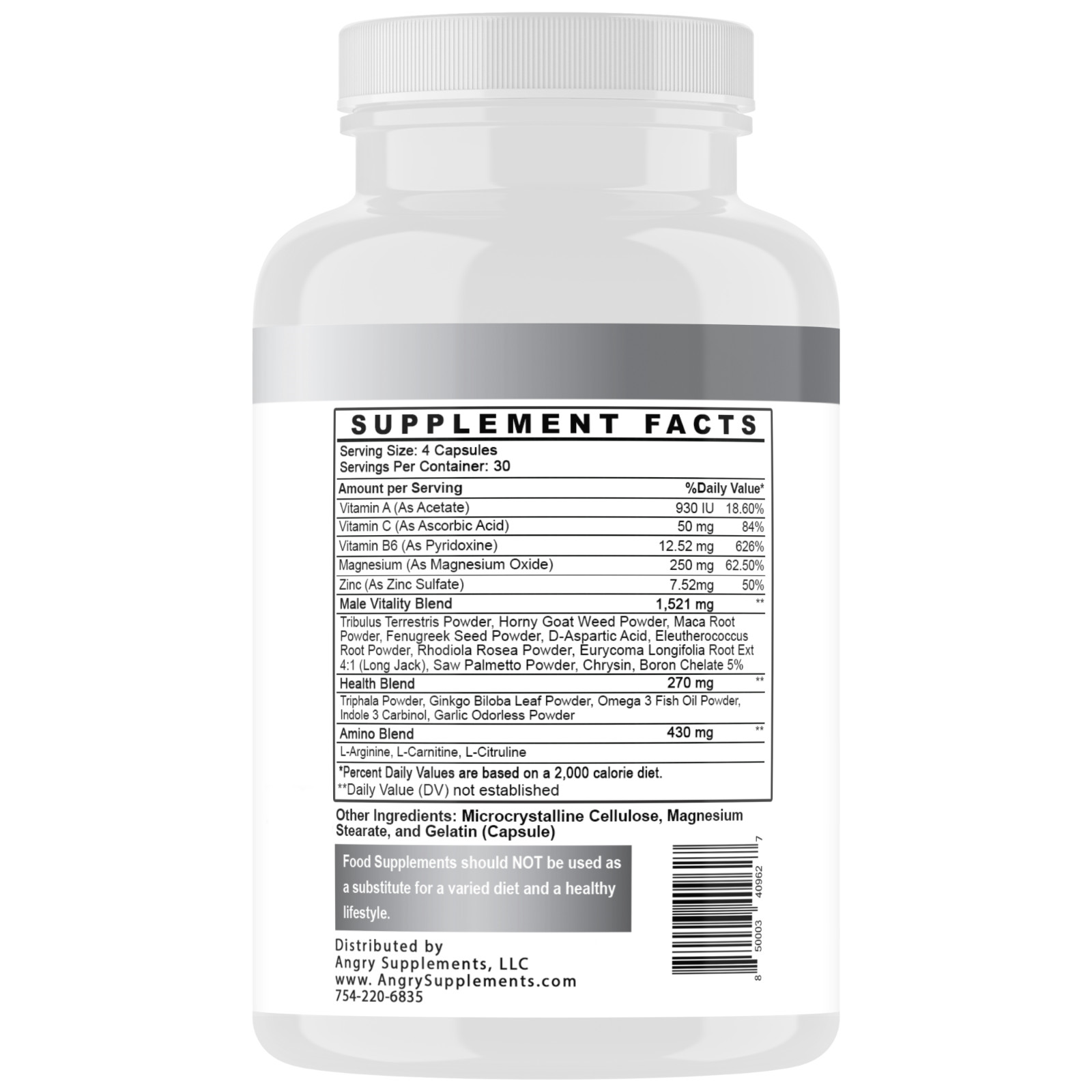 Monster Test CAPS 120CT + Monster PM 60CT Testosteron Booster Sleep Aid Pill 2PK