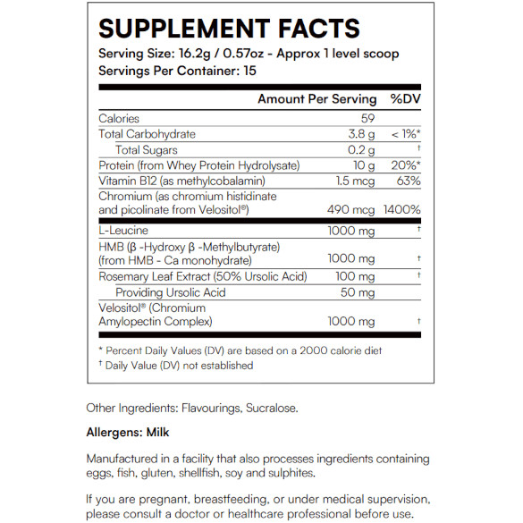 Apex Labs Muscle Defense Dietary Supplement, Vanilla – 8.57 oz – New Packaging