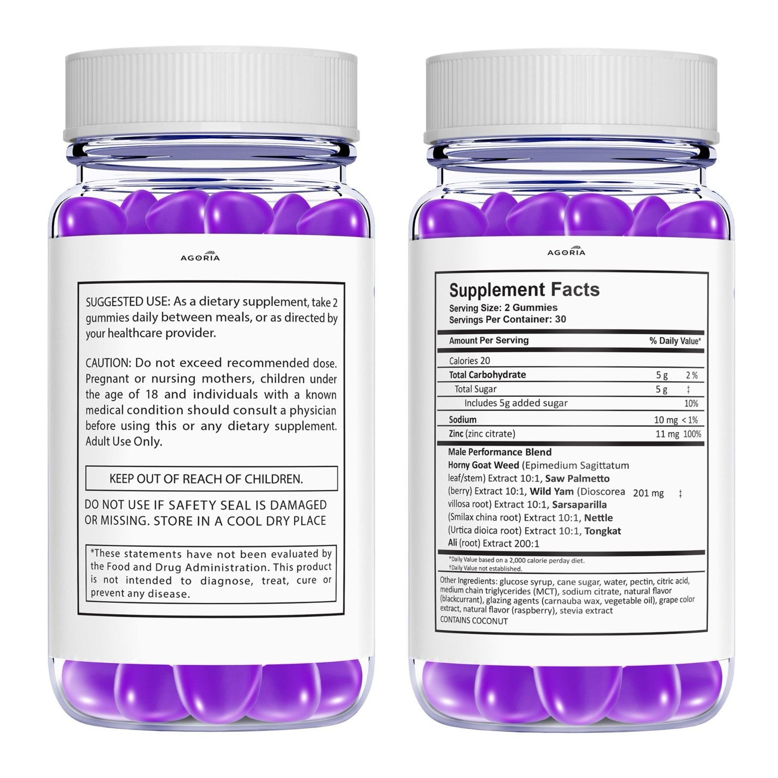 ( 1 BOTTLE) Erectifil Gummies – Male Virility with Maximum Strength – 60 Gummies