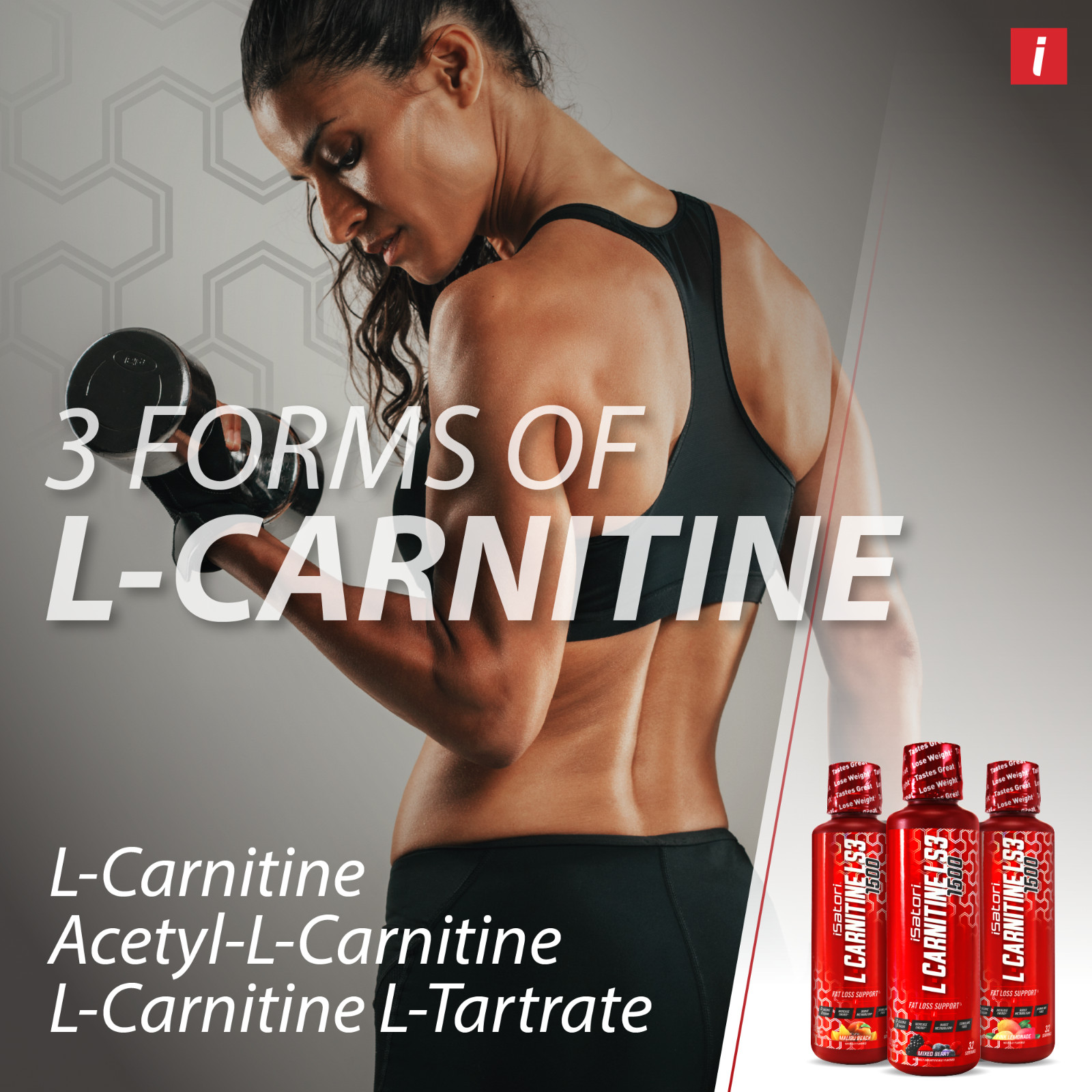 L-CARNITINE LS3 1500 Fat Loss – Metabolism – Pink Lemonade 1500mg (32 Servings)