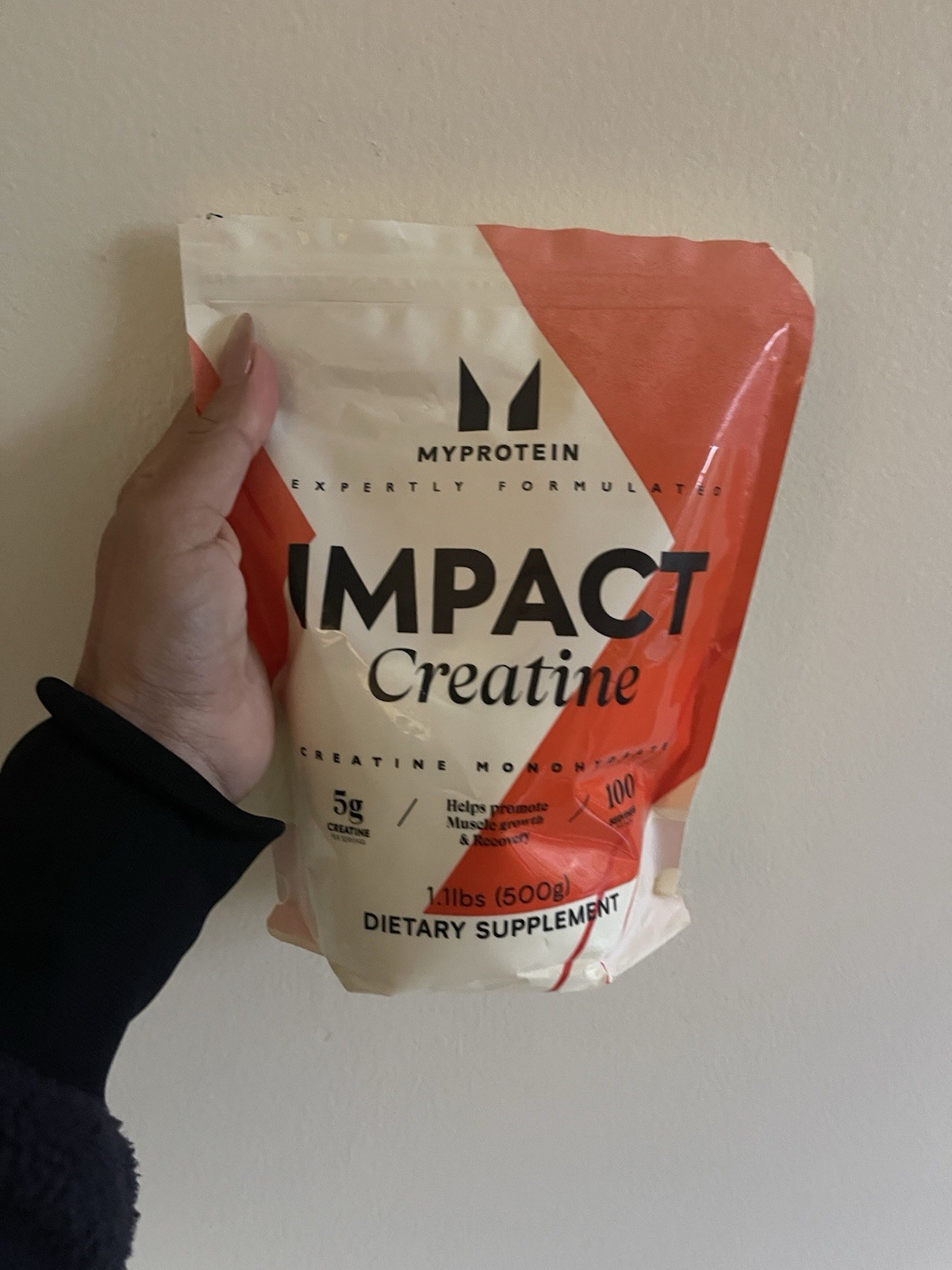 Myprotein Impact Creatine Monohydrate Powder, Unflavored – See Description