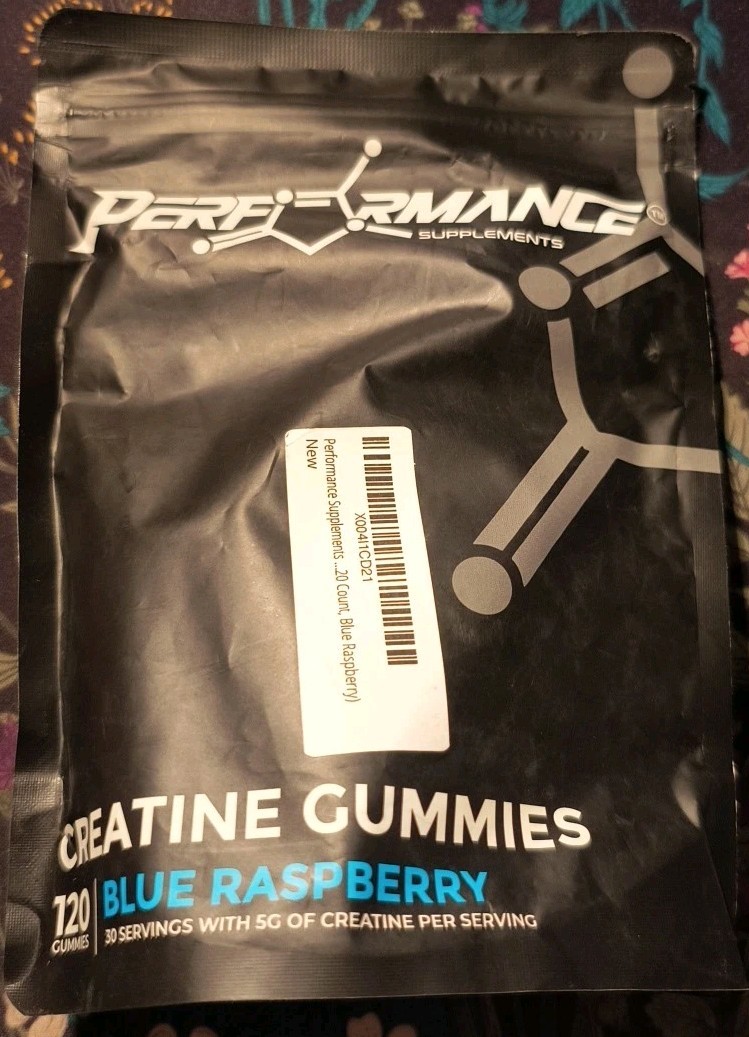 Performance Supplements Creatine Gummies 120 Count 08/26