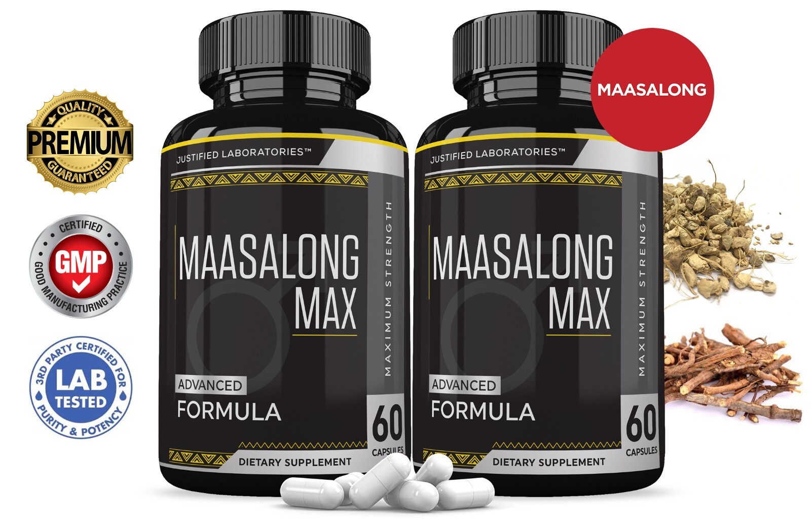 Maasalong Max Men’s Health Supplement 1600mg 120 Capsules
