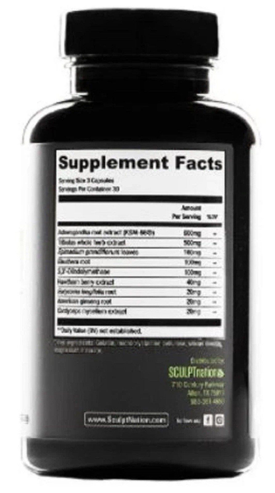 TEST BOOST Max Sculptnation Testosterone Build Muscle Men weight Loss