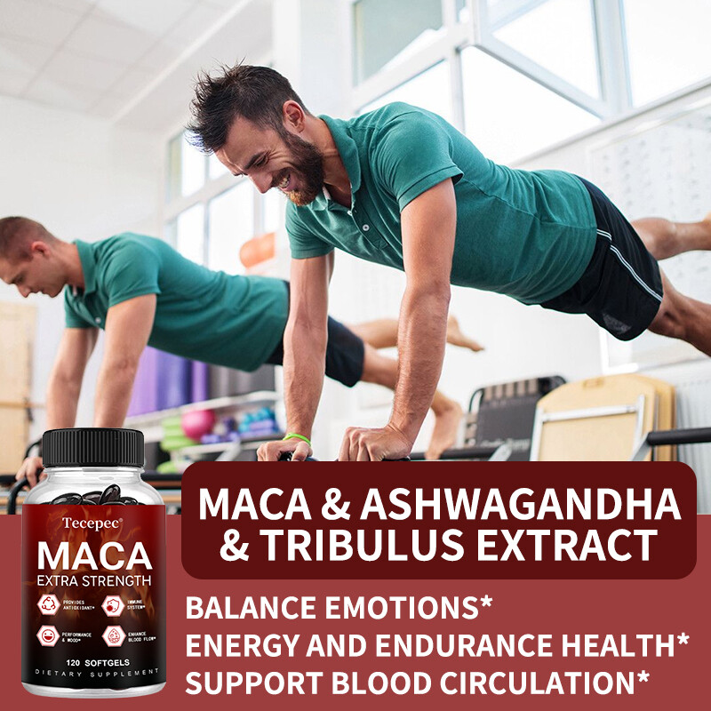 Maca – Extra Strength Testosteron Boosting Formula for Men , Stamina Support