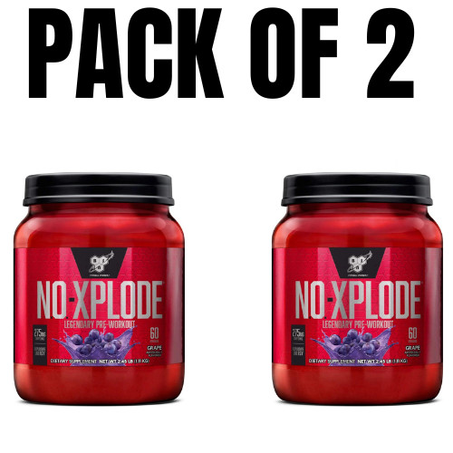 BSN NO-XPLODE 3.3 – Grape Flavor – 2.45 lb (Pack of 2)