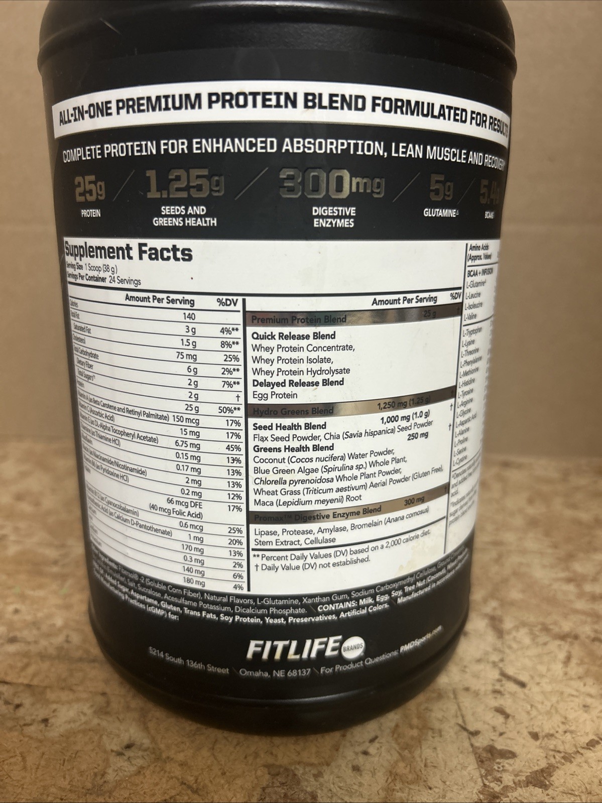 AMPLIFY XL Protein Matrix Muscle-Strength Recovery Cinnamon Toast 24 Serve