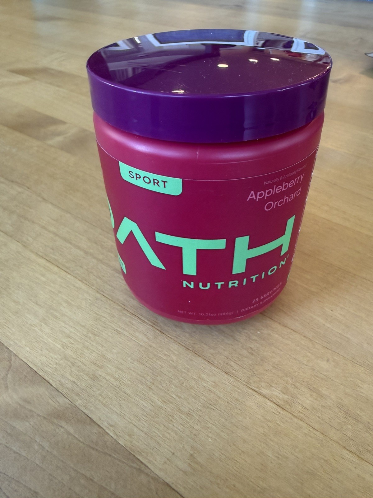 Oath Pre-Workout Sport Appleberry Orchard 25 servings Best by: 7/20/2026