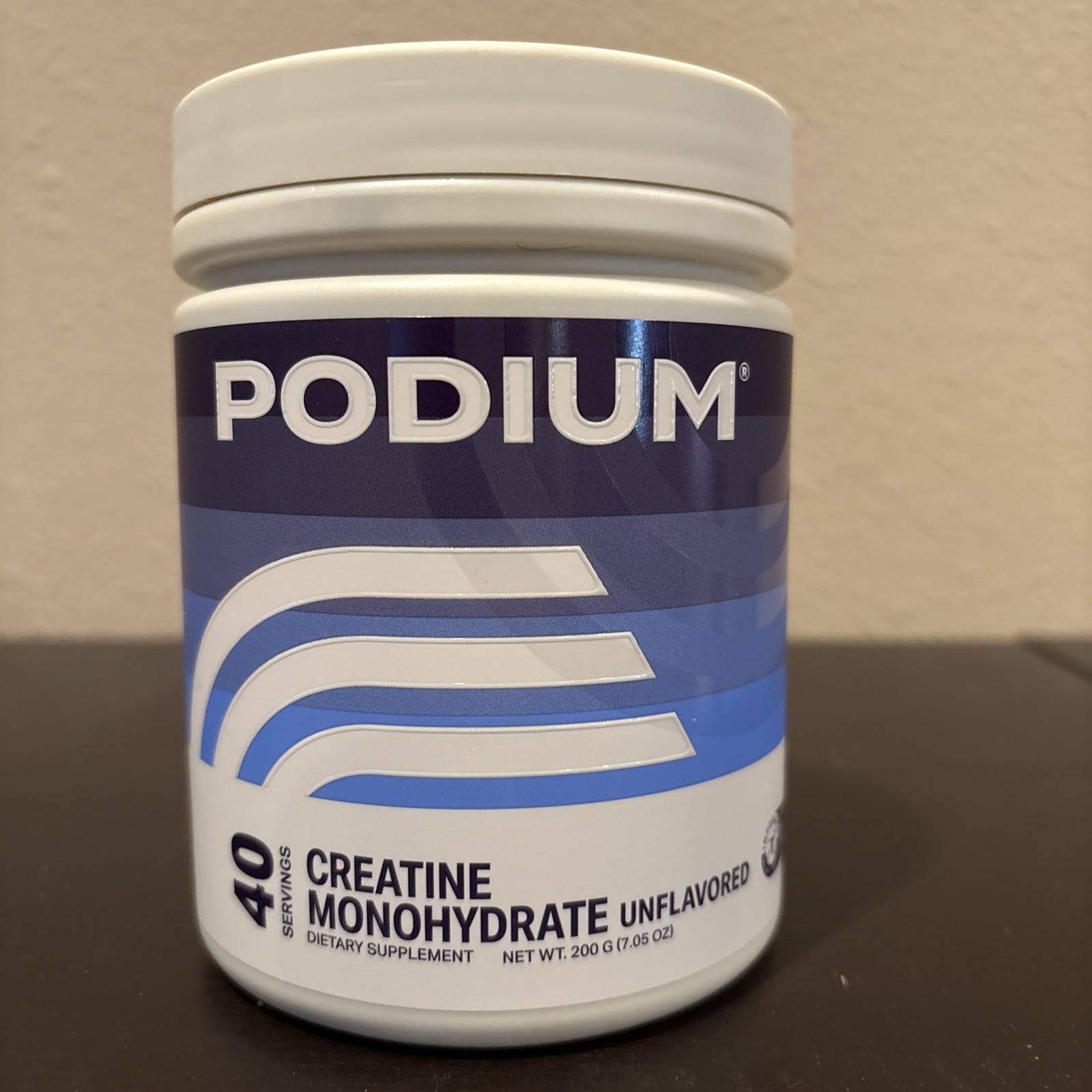 Podium Nutrition Creatine Monohydrate Dietary Supplement Unflavored 7.05oz 01/26