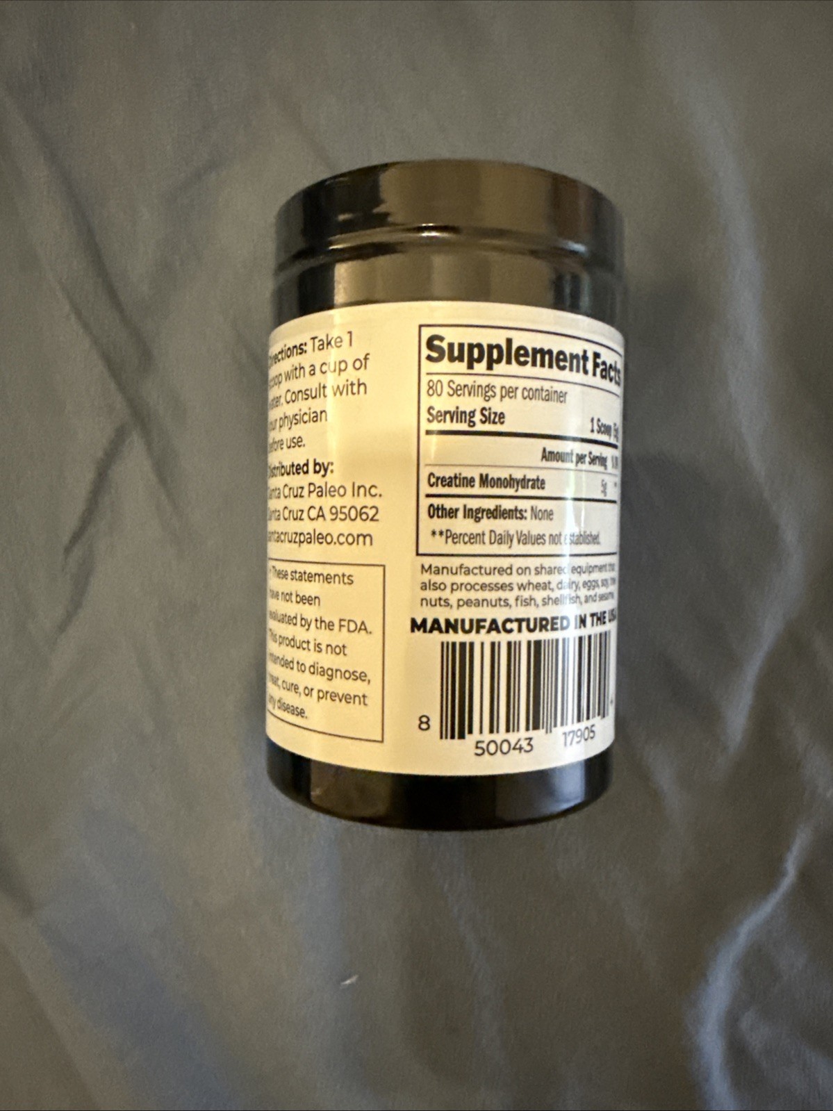 Santa Cruz Paleo Creatine Powder