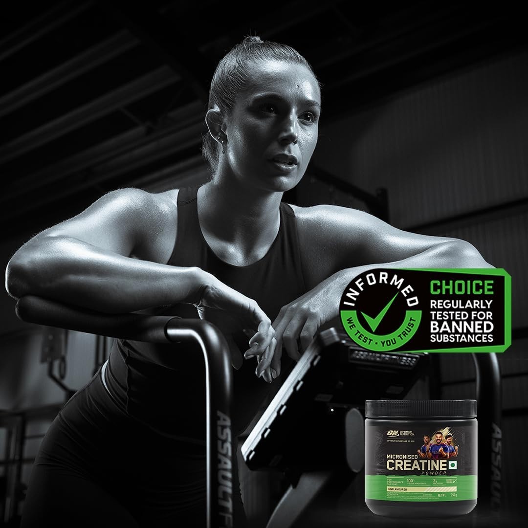 Optimum Nutrition (ON) Micronized Creatine Powder 250gm 83 Serves, Unflavoured