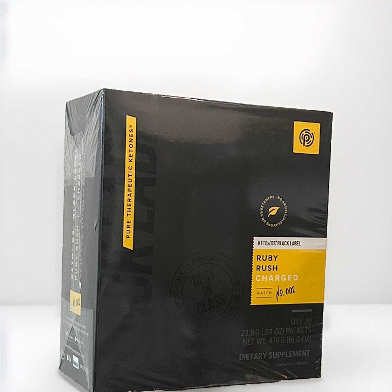 PRUVIT KETO Ketones Drink RUBY RUSH BLACK LABEL Free Shipping