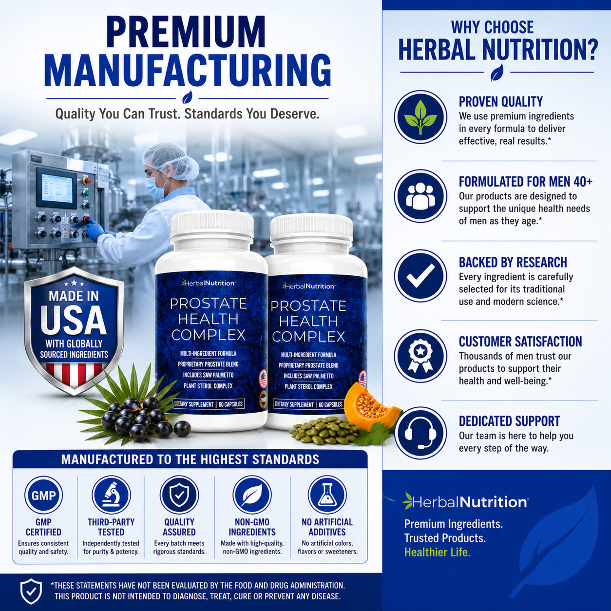 Best Prostate Supplement Natural Remedies for Enlarged Prostate 2 Bottle Pack