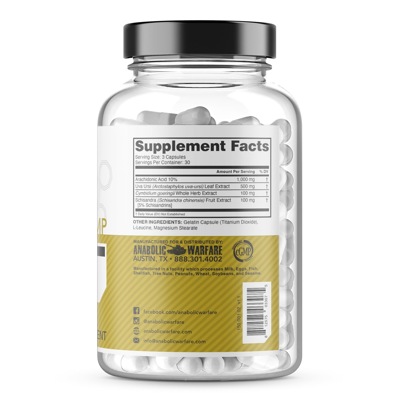 Anabolic Warfare Anabolic Pump Advanced Pump Formula Increase Muscle Pumps