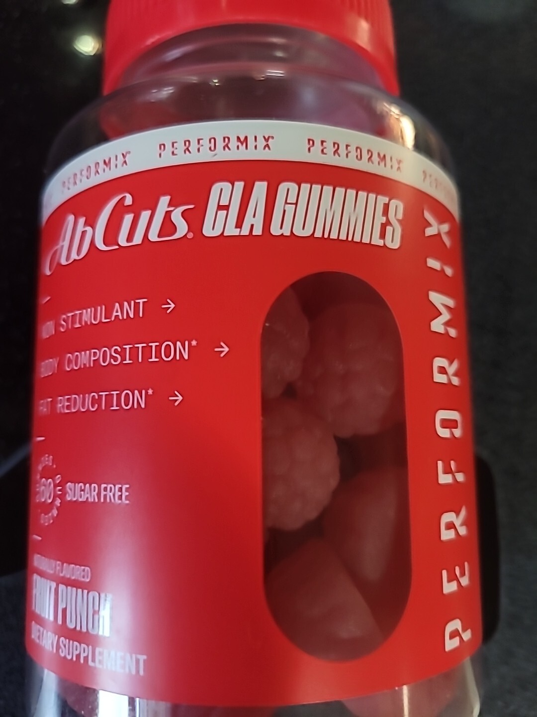Performix Abcuts CLA Gummies Fruit Punch Ex 10/26 Free Shipping