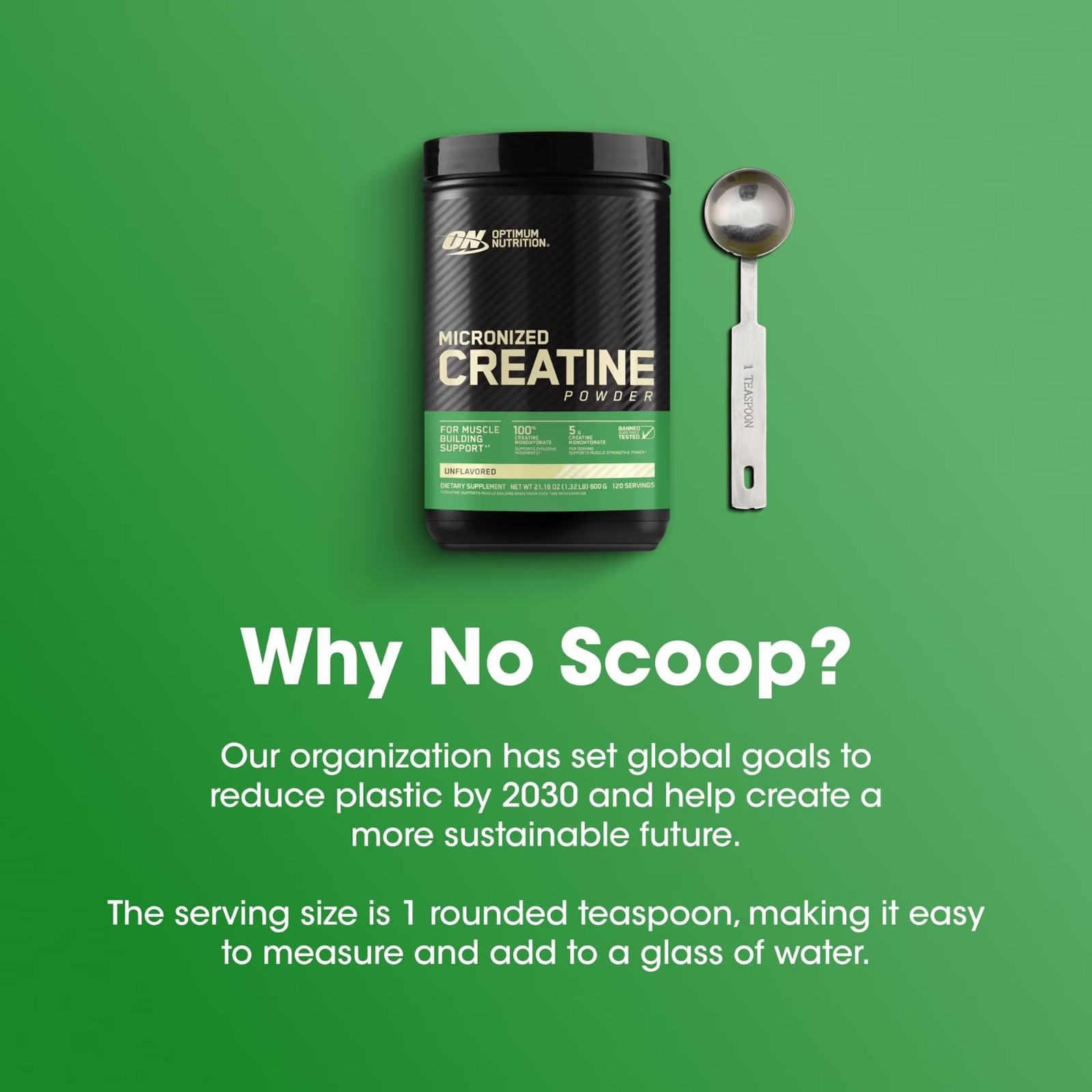 Optimum Nutrition Micronized Creatine Powder 120 Servings Supplement 1.32 lb