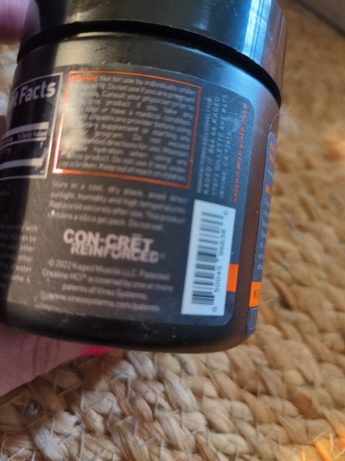 Kaged. Creatine HCl, Fruit Punch, 2.65 oz (75.23 g)