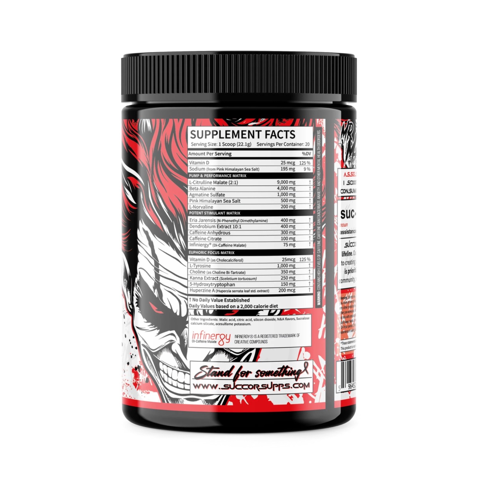 Mr. Mayhem by Succor Supps High Stim Euphoric Pre-Workout
