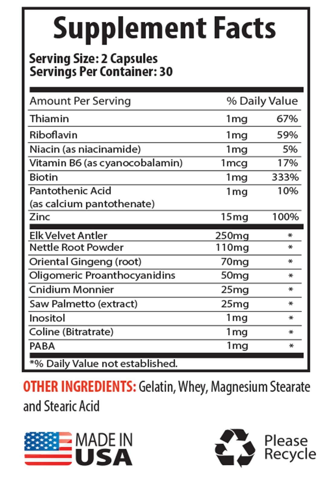 Bone Health Pills – Deer Antler Plus 555mg – Oligomeric Proanthocyanidins 2B