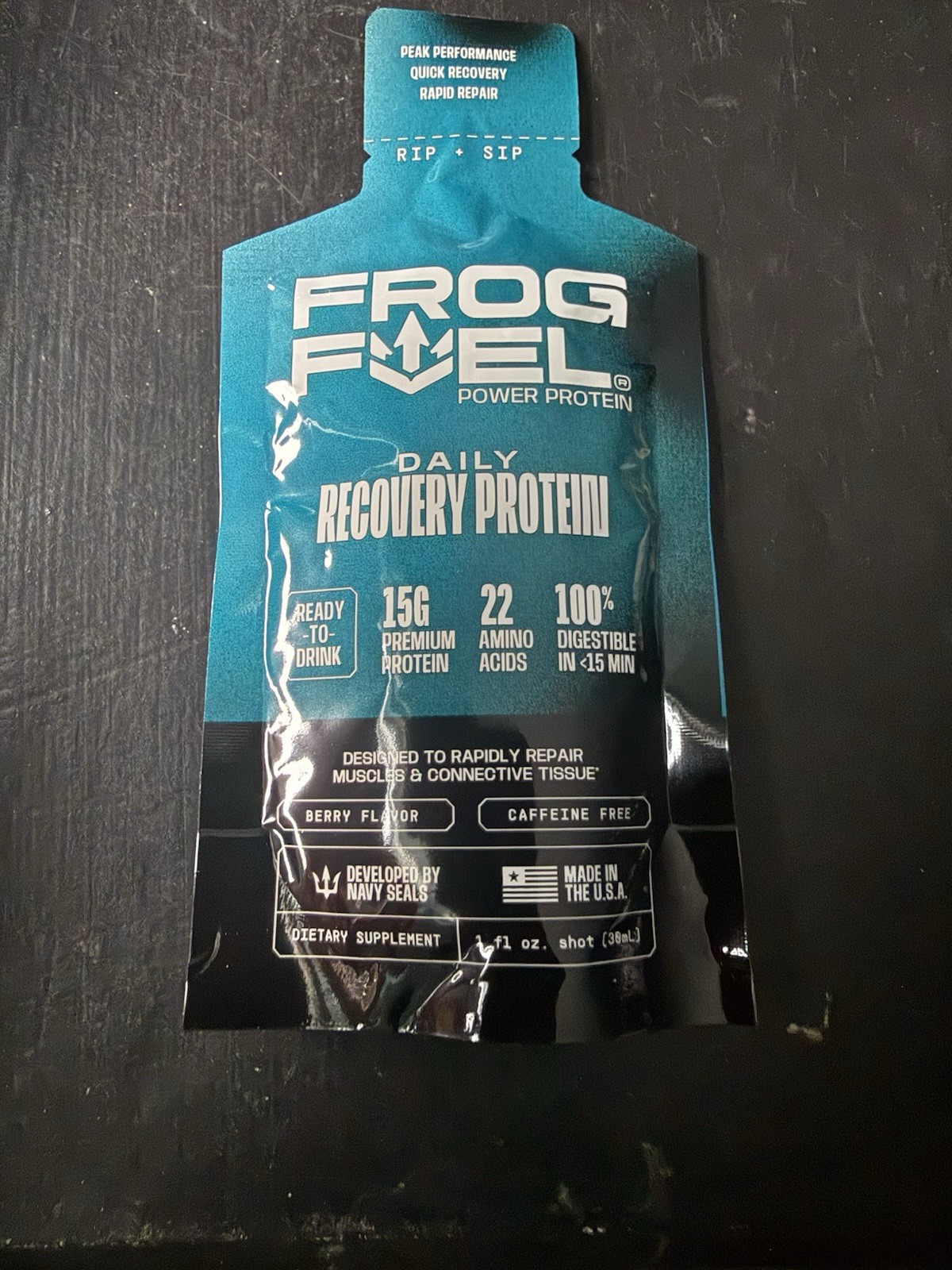 FROG FUEL POWER PROTEINCOLLAGEN PROTEIN SHOT FOR MUSCLE RECOVERY, 1 FL OZ*
