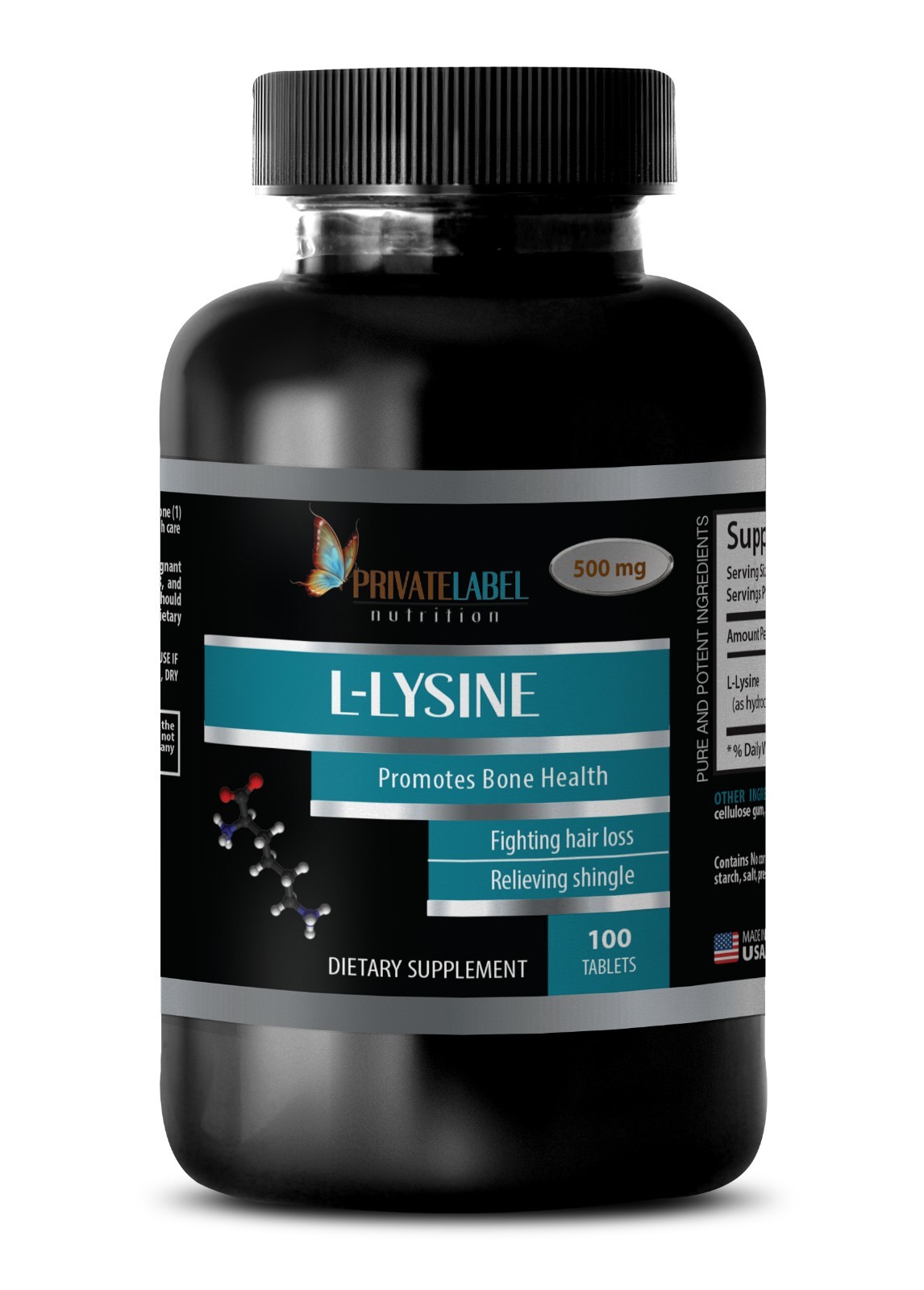 Help Build Up More Muscle – L-LYSINE 500mg – Bcaa Powder 1000 – 100 Tablets