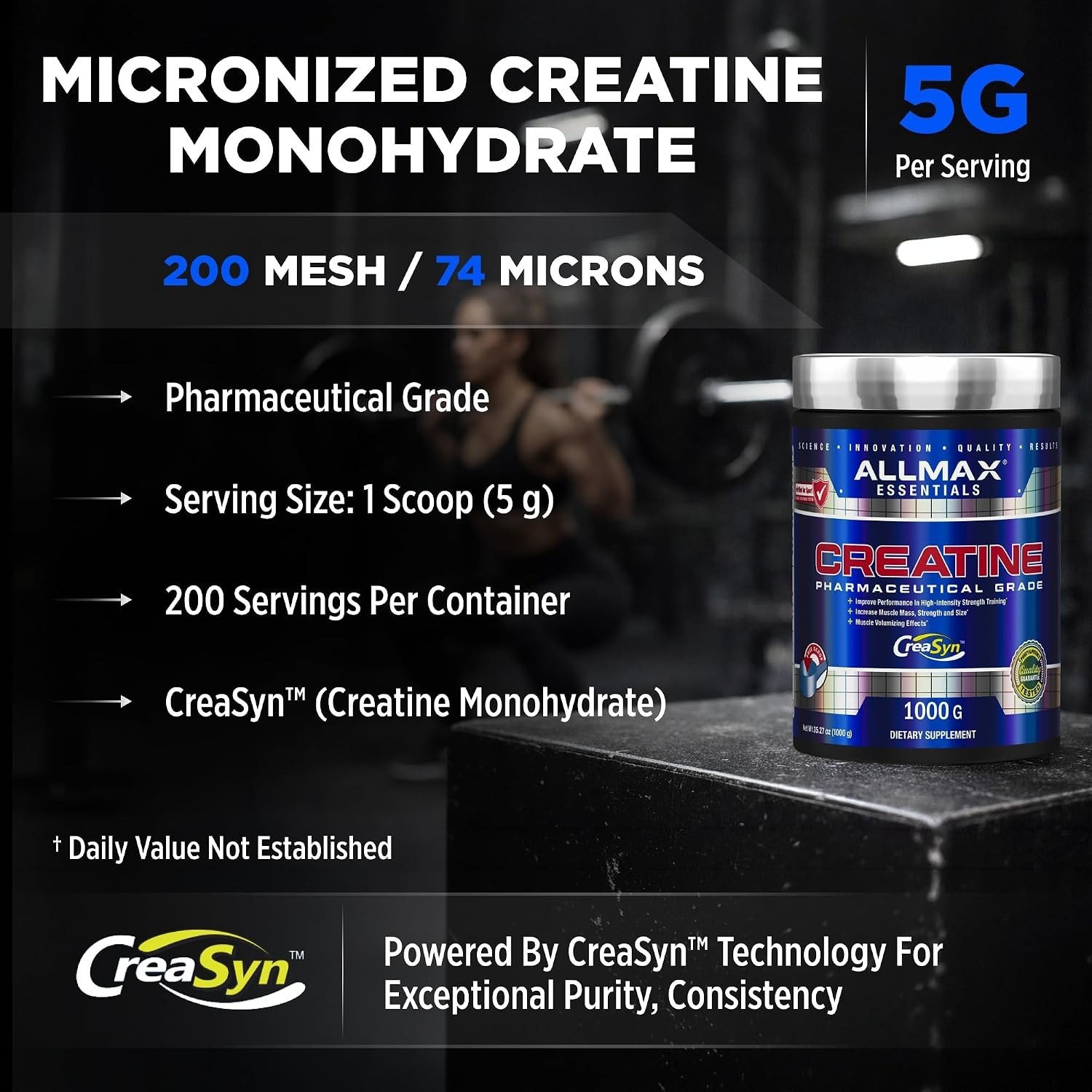 Pure Micronized Creatine Monohydrate Powder