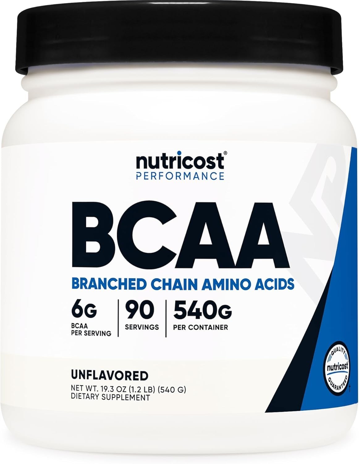 BCAA Powder 2:1:1 – 19.2 Oz Unflavored Vegetarian Supplement for All Ages