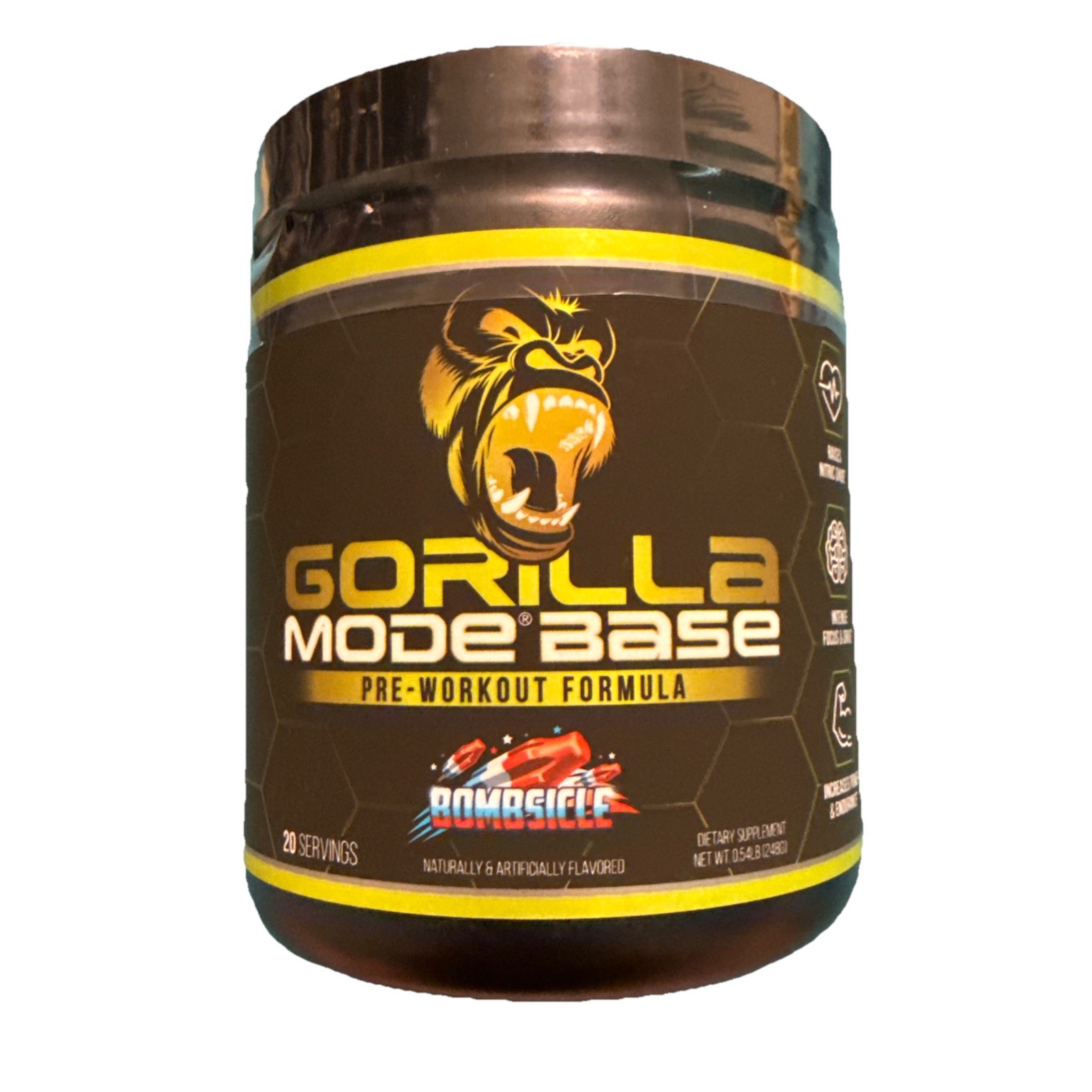 Mode® Base, Pre-Workout Formula, Bombsicle, 0.54 lb (248 g)