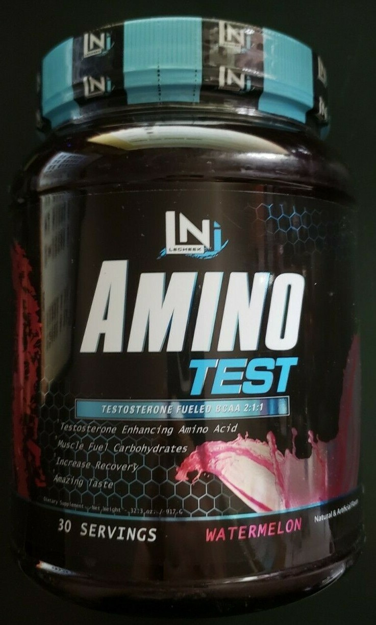 Lecheek Nutrition – AMINO TEST – 30 Servings – Watermelon – Expire 9/2025
