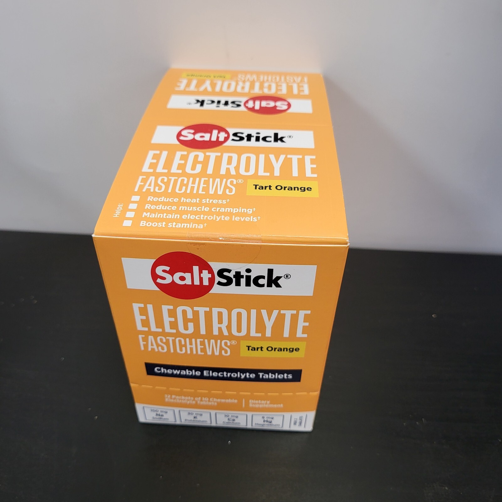 SaltStick Fastchews, Electrolyte Replacement Tablets 10 Count (Pack of 12)
