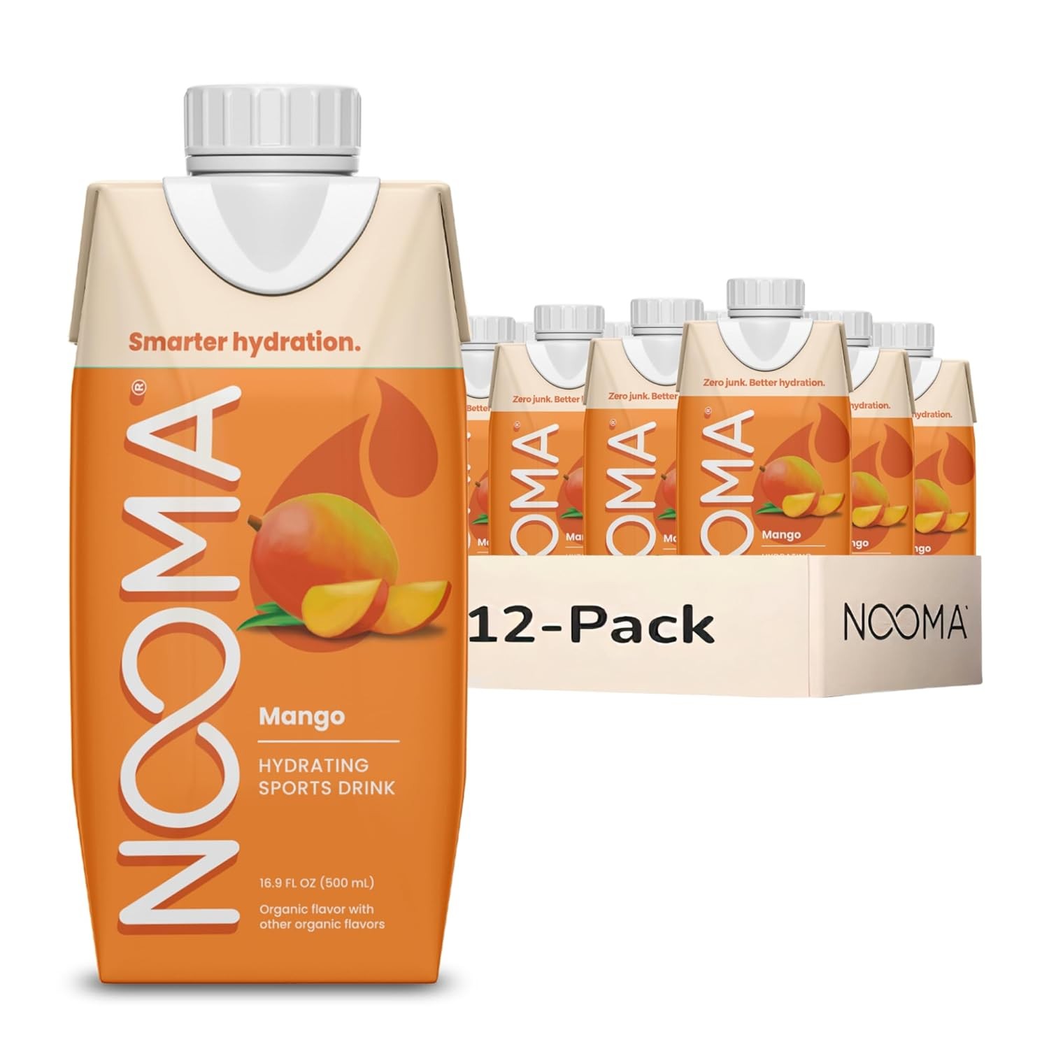NOOMA – Hydrating Sports Drink – Electrolyte 16.9 Fl Oz (Pack of 12)