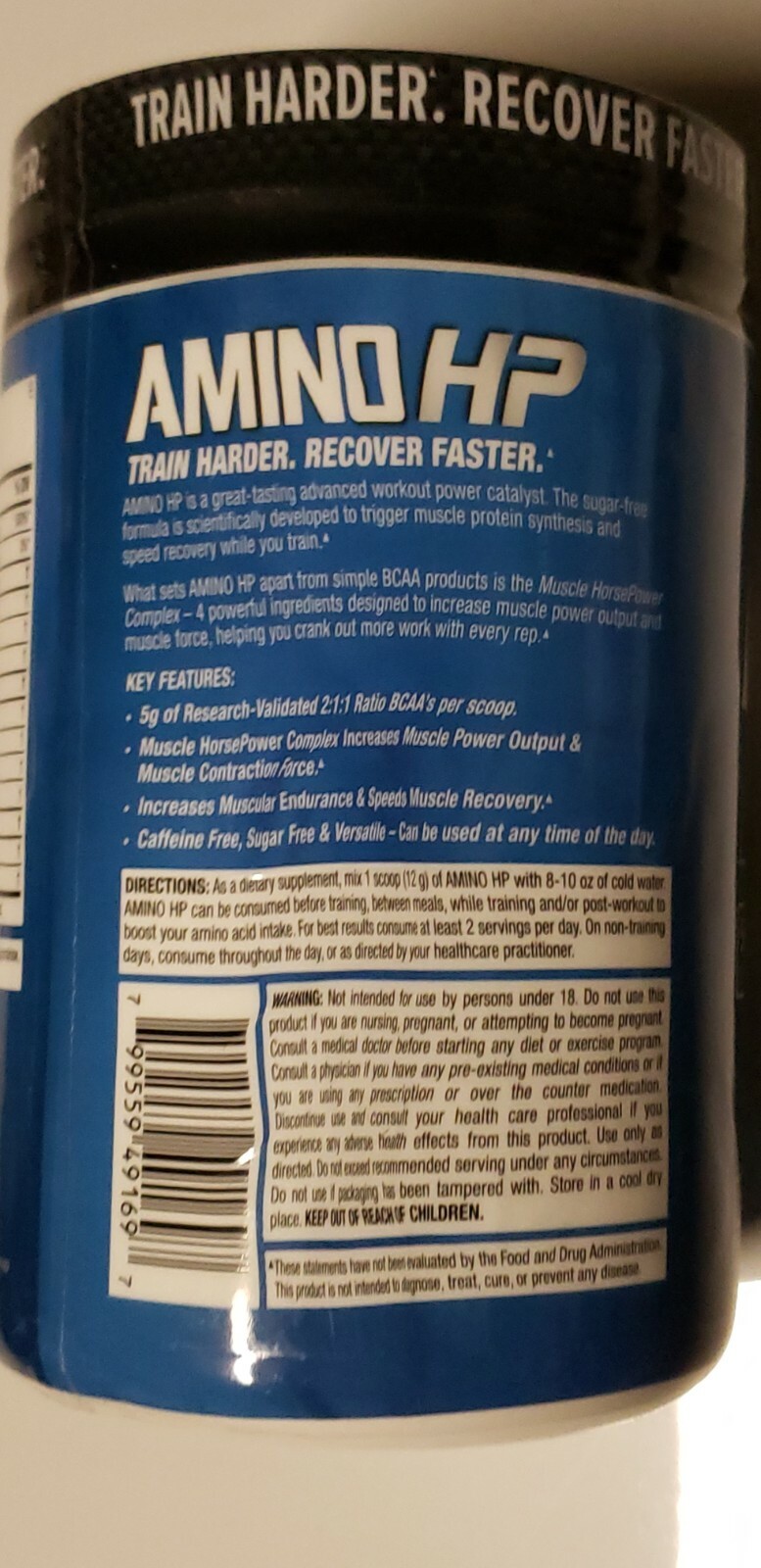 ANS Performance – AMINO HP – Icy Blue Razz – 30 Servings – Exp 11/2024