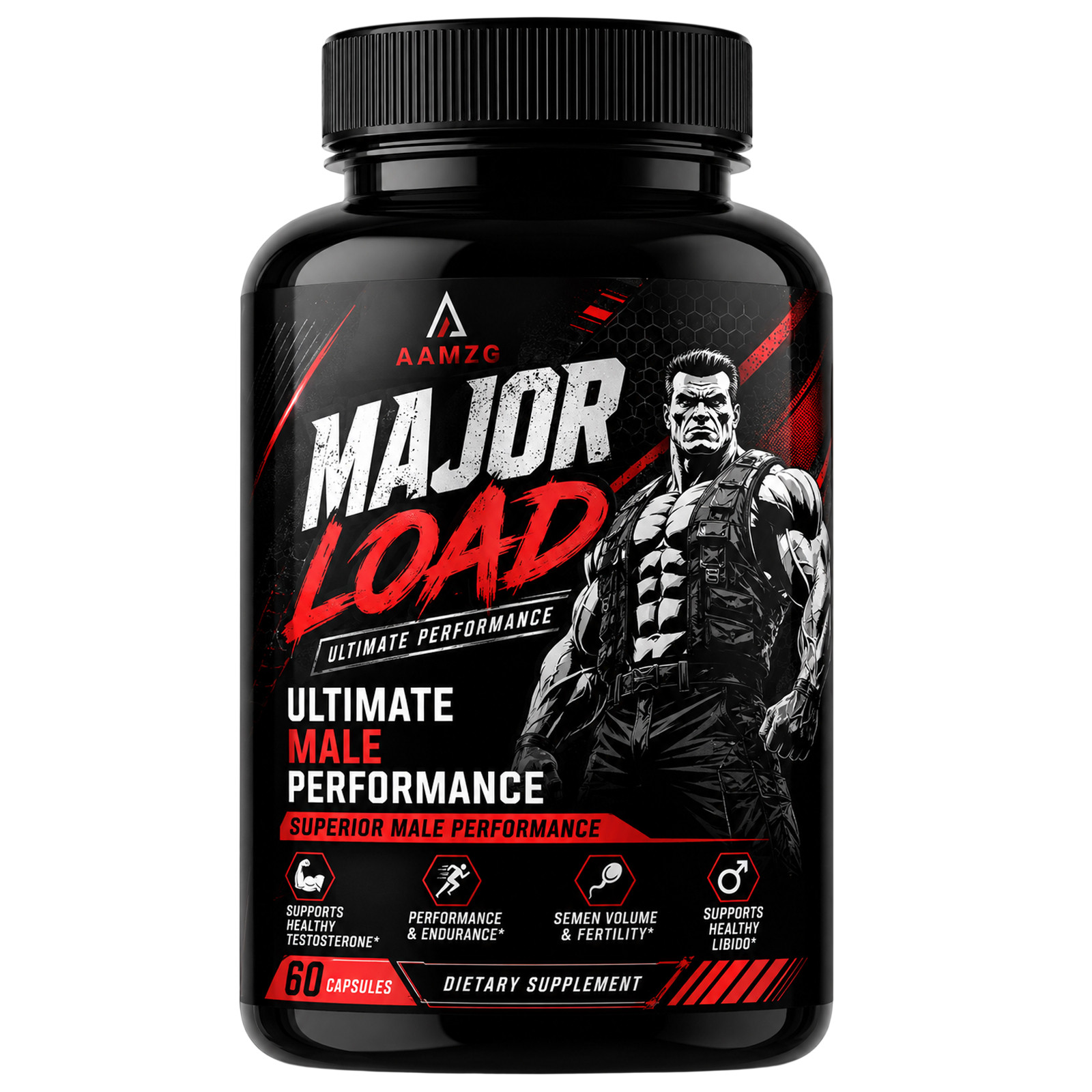 Aamzg Major Load Nutrition for Vitality Performance Energy Endurance Support+