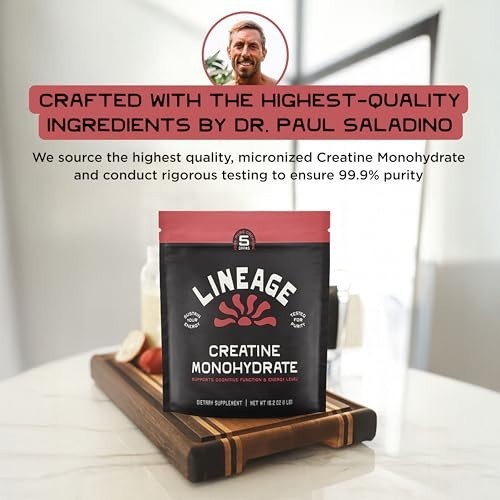 Micronized Creatine Monohydrate Powder with Sea Salt – 90 Servings, No Additives