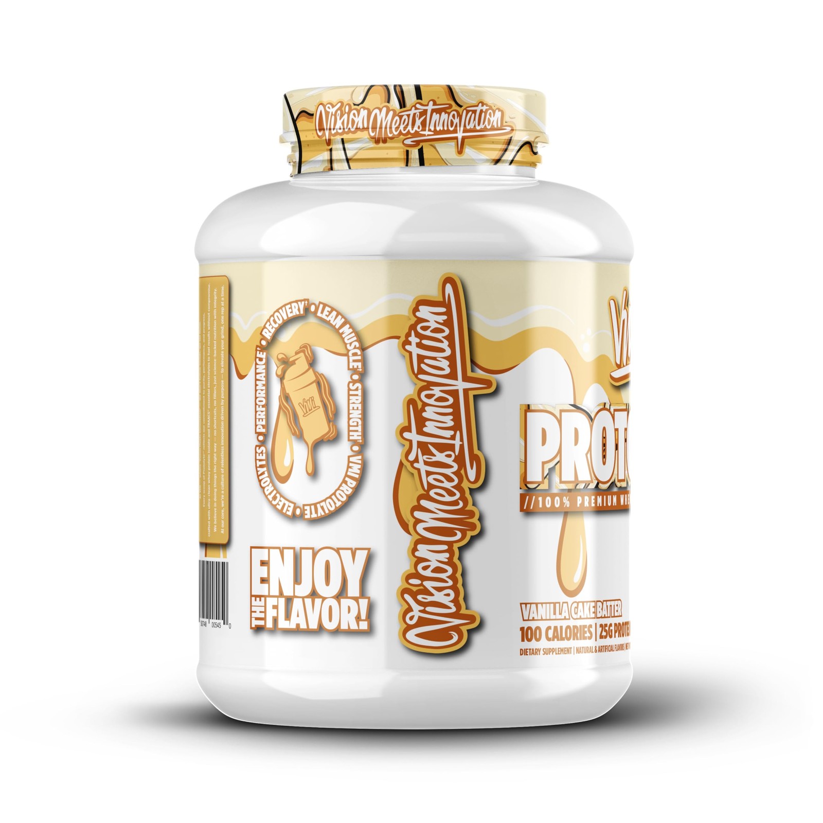 VMI Sports ProtoLyte Whey Isolate Protein Powder, Vanilla Cake Batter, 4.6 lbs