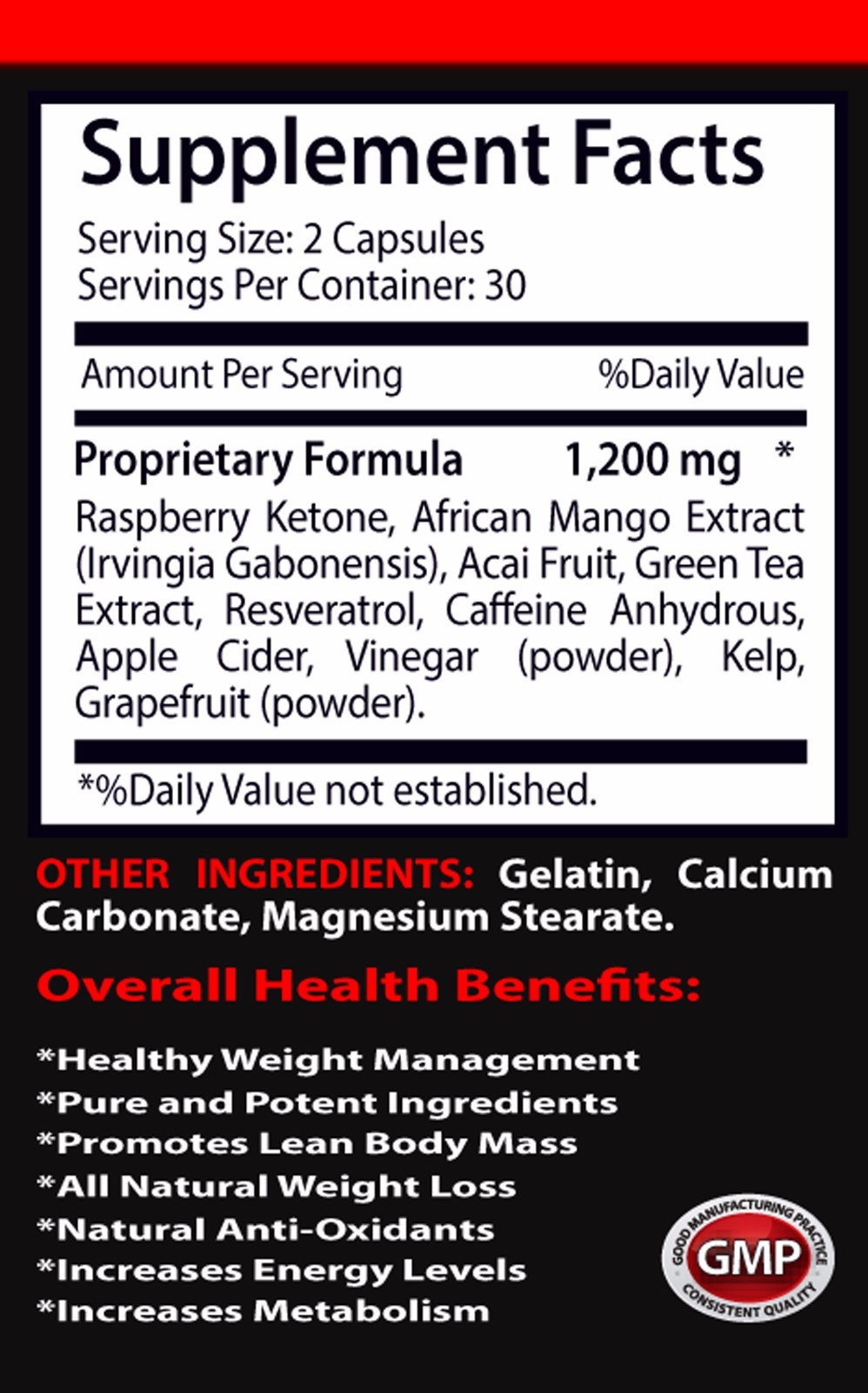 Fat burner for men – RASPBERRY KETONES – AFRICAN MANGO COMBO – african mango