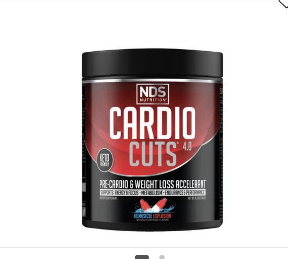 Cardio Cuts NDS Nutrition 4.0 Pre Cardio &weight Loss- Exp11/27