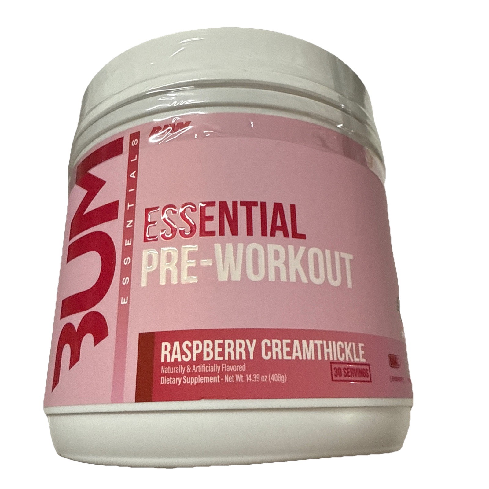 BUM Essential Pre-Workout Raspberry Creamthickle 💯 Original 🔥🔥🔥