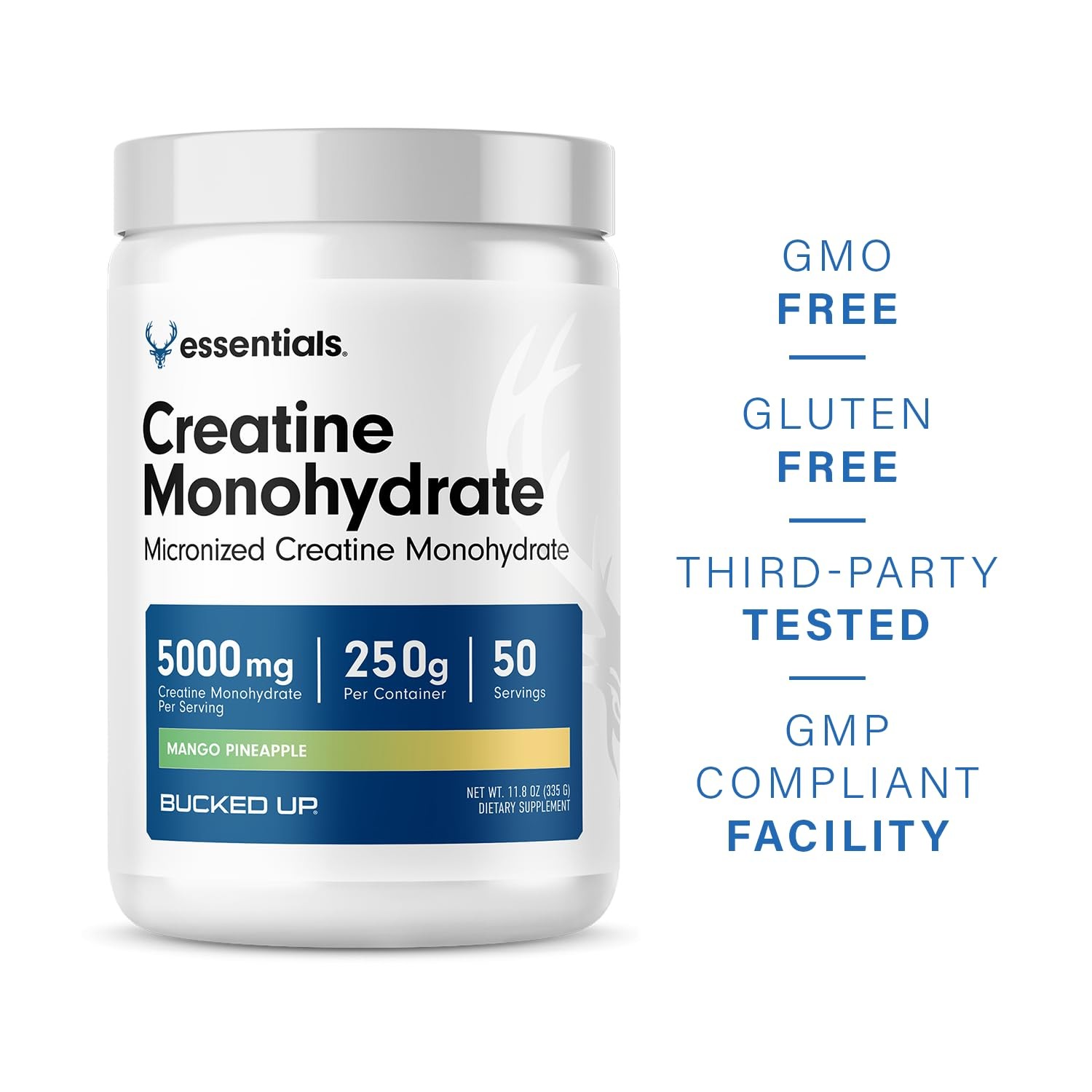 Mango Pineapple Creatine for Women and Men – Easy to Mix Vegetarian – Flavore…
