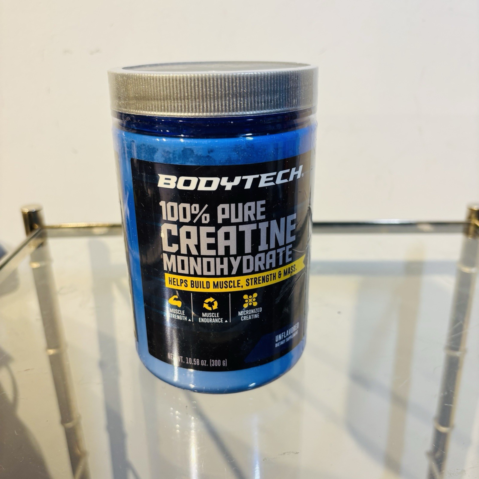 BodyTech 100% Pure Creatine Monohydrate Powder – 10.58oz -Unflavored NEW 12/2025