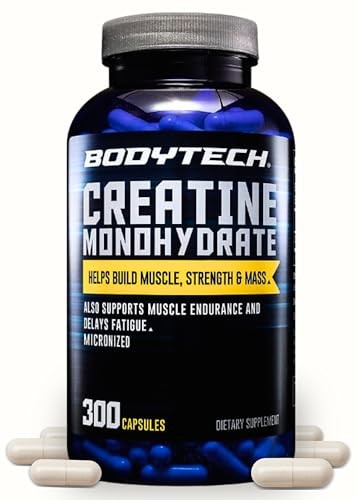 Creatine Monohydrate Powder Unflavored 5g 60 Servings Pre Workout
