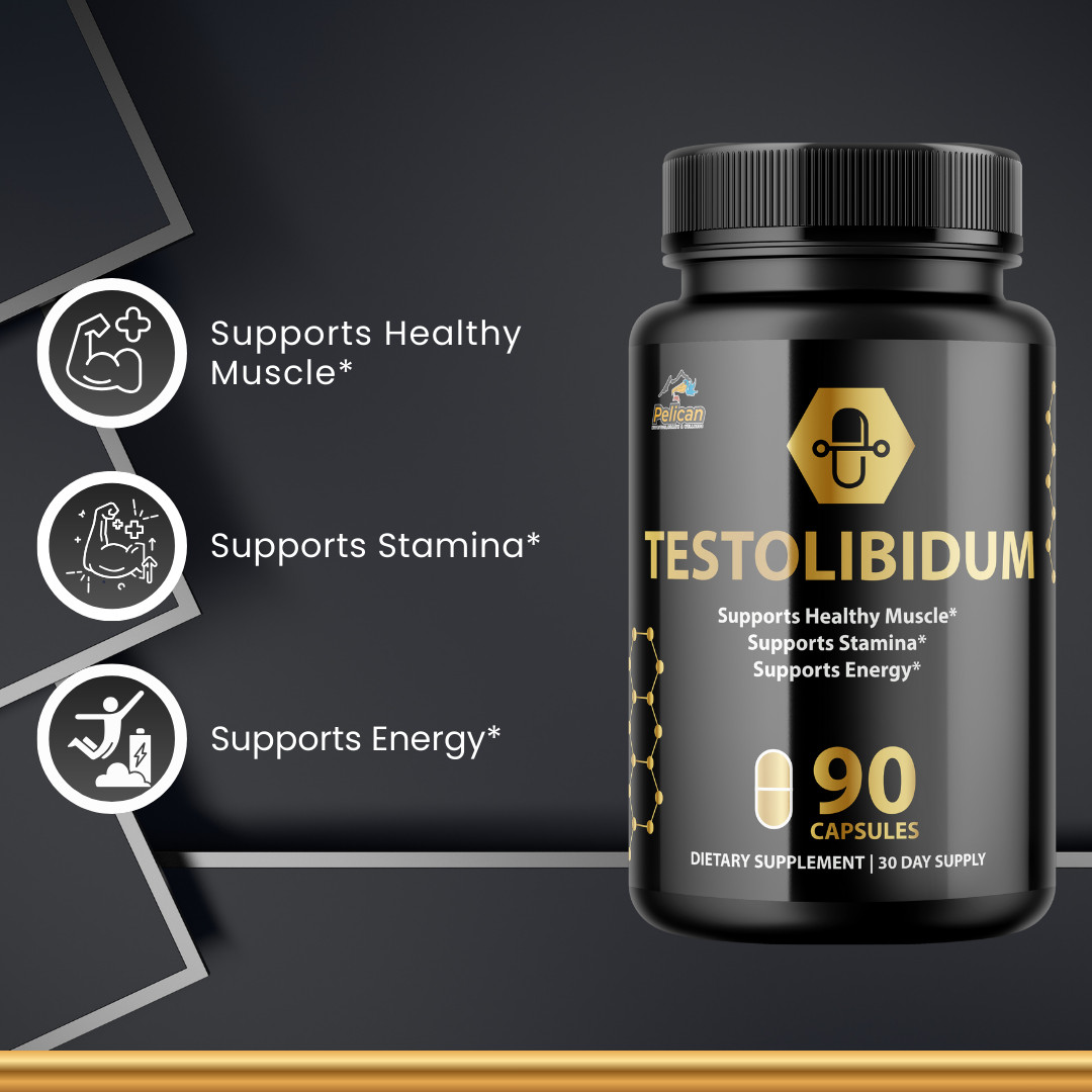 Testolibidum- Bodybuilding & Men’s Health Support- 12 Bottles- 1080 Capsules