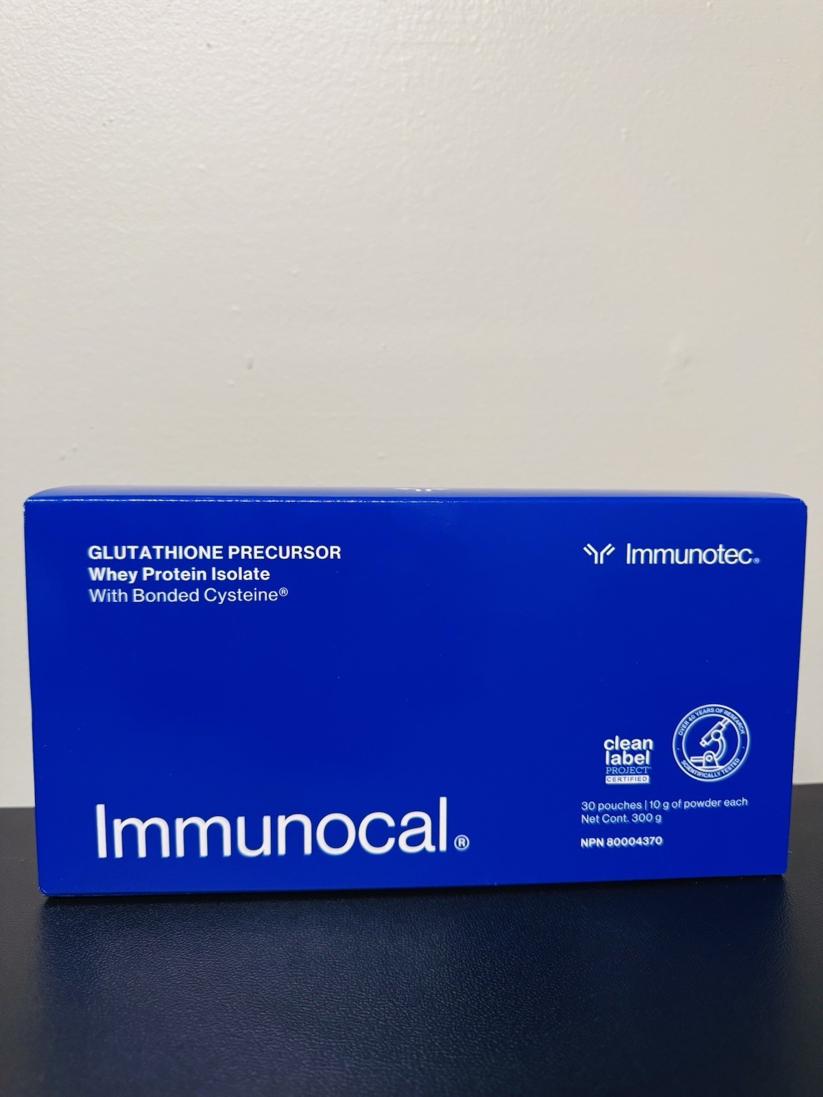 Immunocal Classic Blue Regular Glutathione Precursor, 30 Pouches by Immunotec
